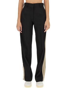 Wool Pants with Knit Band