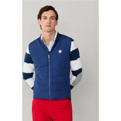 Chaleco de hombre de viaje acolchado nailon