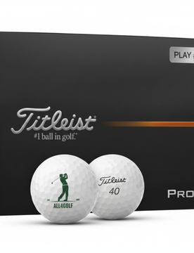 Ball 25 Pro V1 Sonderedition 40 Jahre All4Golf 12PK, weiss