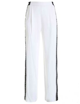 Pantalone W/Logo Tape in cady