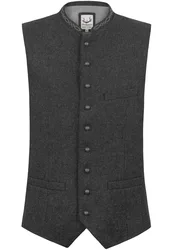 Trachtenweste Devito (grau, Gr. 50) von Classics für Herren, Oberteile, 50% Wolle, 25% Viskose, 25% Polyester