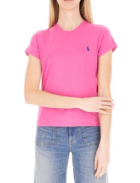 T-shirt girocollo POLO FUCSIA XS