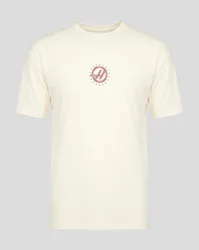 Official Haas Team Unisex Usa Roundel T-shirt - Egret S unisex