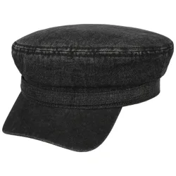 Black Denim Riders Fisherman´s Cap by - black - Damen - Size: XL (60-61 cm)