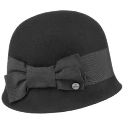 Crushable Wool Felt Cloche Hat by - black - Damen - Size: One Size