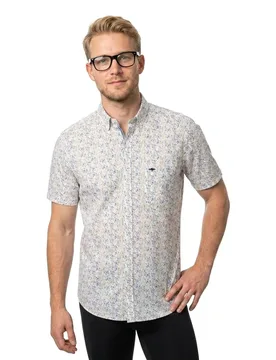 Chemise à Manches Courtes 16046141 Tangerine M - Fynch Hatton - FashionsVida