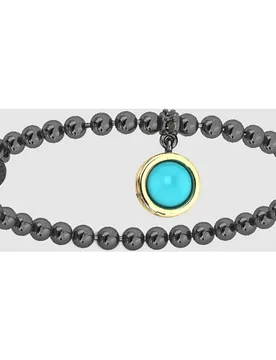 Pulsera Play Colors de plata con gemas - Bohemme - FashionsVida