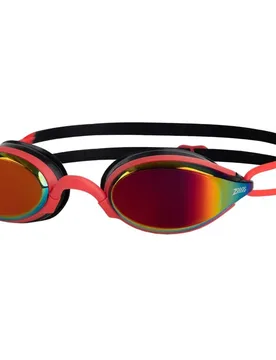 Fusion Air Titanium Swimming Goggles Red / Black / Mirrored Red One Size Men,Women - Zoggs - FashionsVida