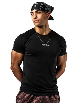 T-Shirt Power - Noir - male - Size: L - Nebbia - FashionsVida