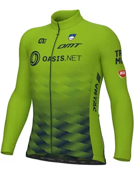 Maglia A Maniche Lunghe Prime Slovenian Federation Green - Ale - FashionsVida