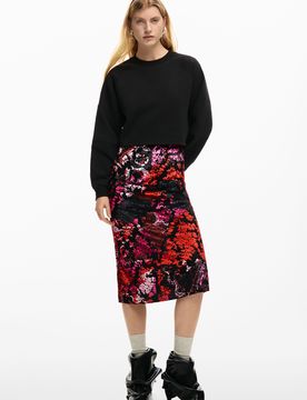 Robe 2 en 1 conçue par mr. christian lacroix, , Noir, XS