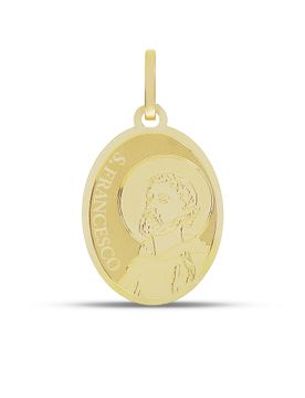Ciondolo San Francesco Oro Giallo GL102333
