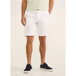 FaÇonnable Pantaloni Corti Ctn Stretch Gab White 54