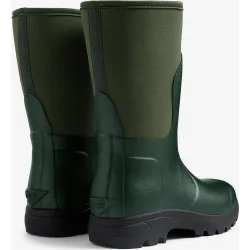 Botas de agua unisex balmoral neoprene short caña media lisas con color a contraste
