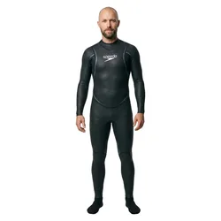 Proton Long Sleeve Neoprene Wetsuit Black / Dye Blue ST Men