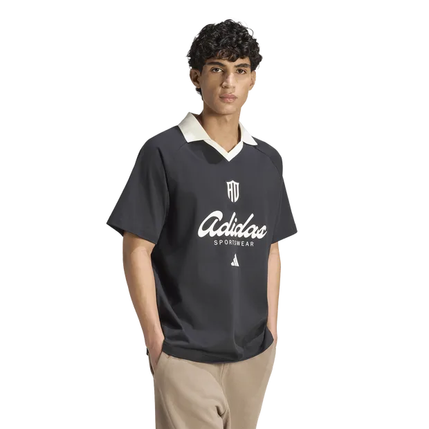 Script Uomo - Magliette Nero - Taglia M - Jersey di cotone M - Adidas - FashionsVida