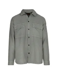 Overshirt de lino LOCKY_3 verde XXL