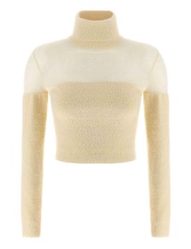 Maglione a dolcevita da insert spazzolato