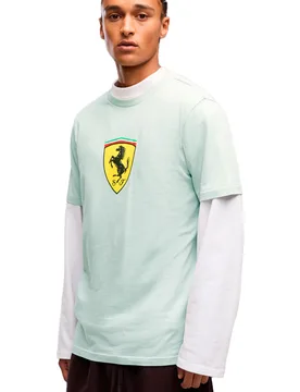 Ferrari colored shield camiseta manga corta hombre Verde (L) - Puma - FashionsVida