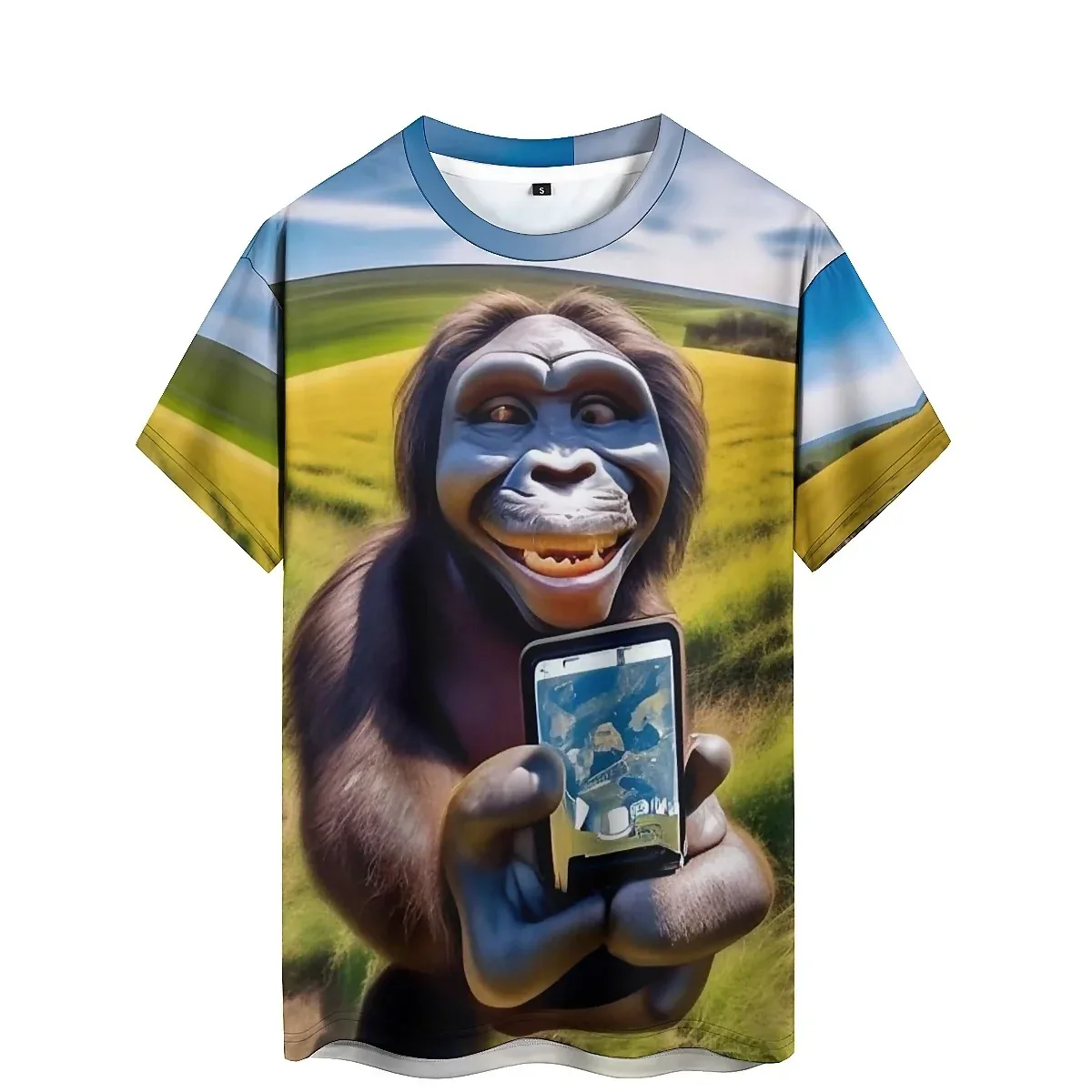 Fashion Art Men's 3D Printed Short-Sleeve T-Shirt - Silky Basic Top - Aliexpress - FashionsVida