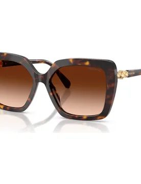 Occhiali da sole, Forma quadrata, SK6049, Marroni OS - Swarovski - FashionsVida