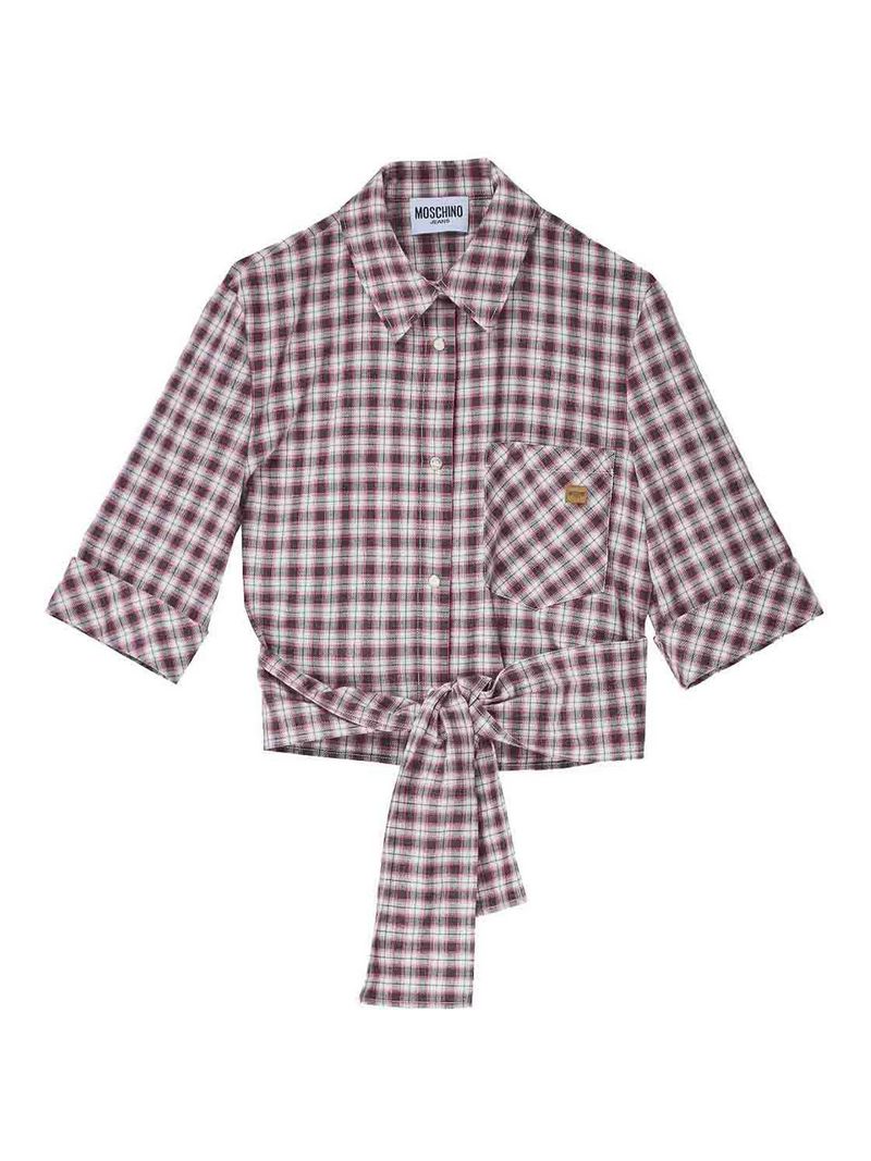 Moschino Camicia Corta Incrocio