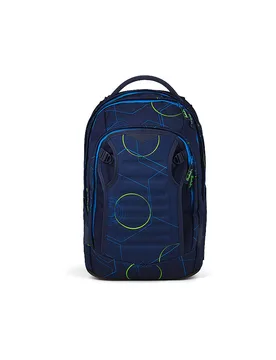 Zaino scuola MATCH PLUS Blue Tech - Satch - FashionsVida
