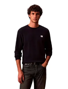 Jeans Maglietta A Maniche Lunghe Lv00em217 Dark Sapphire S - Calvin Klein - FashionsVida