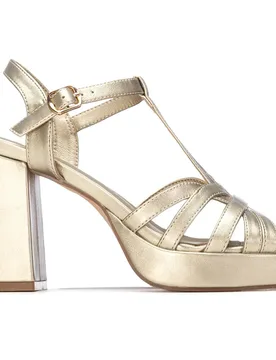 Sandales à Talons 145104 Gold EU 39 - Xti - FashionsVida