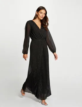 Mono de mujer largo plisado de pernera ancha - Morgan - FashionsVida