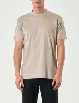 T-shirt mezza manica Pellizzari fango in cotone doppio ritorto - Rodolfo Pellizzari - FashionsVida