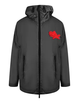 Mens Large Dsq2 Logo Black Jacket Nylon - Size Medium - Dsquared2 - FashionsVida