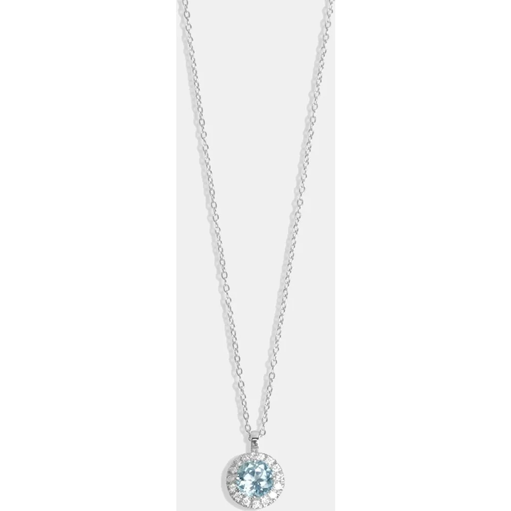 Collar de oro con diamantes y topacio Sky - El Corte Inglés - FashionsVida