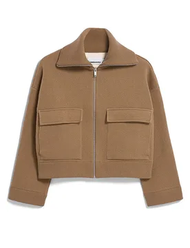 Chaqueta COTTON-WOOL camel XXL - Armedangels - FashionsVida