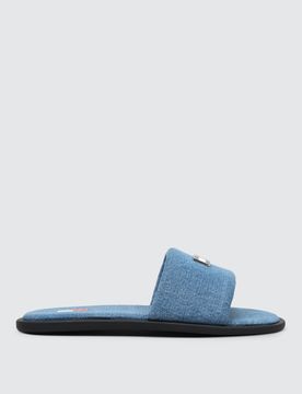 TJW PADDED DENIM CASUAL SLIDE