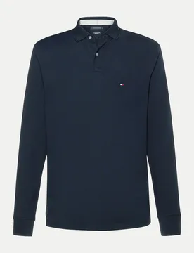 Langarm-Poloshirt Blau L - Tommy hilfiger - FashionsVida