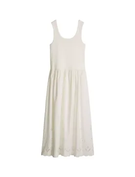 Jersey Dresses, S, Voant, Embroi femae - L - FashionsVida