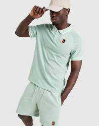 Tennis Polo Shirt - Herren, Grün - male - Size: XXL