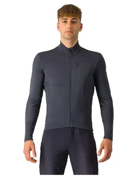 Maglia A Maniche Lunghe Unlimited Trail 2 Dark Grey - Castelli - FashionsVida