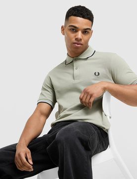 Twin Tipped Poloshirt - Herren, Grün - male - Size: L