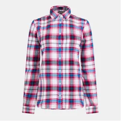 Womens Portland Shirt In Red - Size 10 Uk