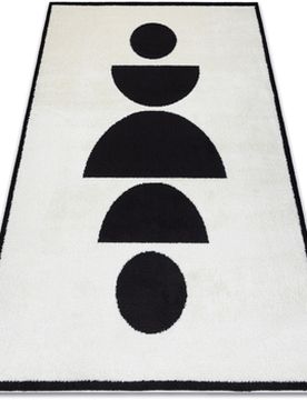 Teppiche Modern Teppich Mode 8598 Geometrisch Creme / 80x150 Cm 80x150 Cm