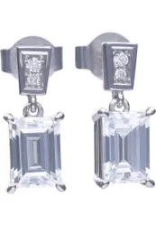 Womens 6220601082 Ladies Earrings Silver Sterling - One Size