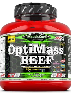 Proteina Optimass Beef Cioccolato Doppio E Toffee 2.5kg