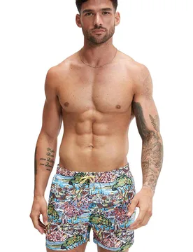 Printed leisure 14 bañador playa hombre Verde - Speedo - FashionsVida