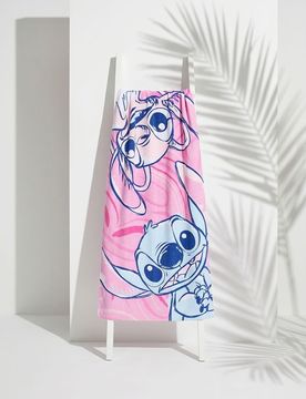 Asciugamano Lilo & Stitch - rosa pastello