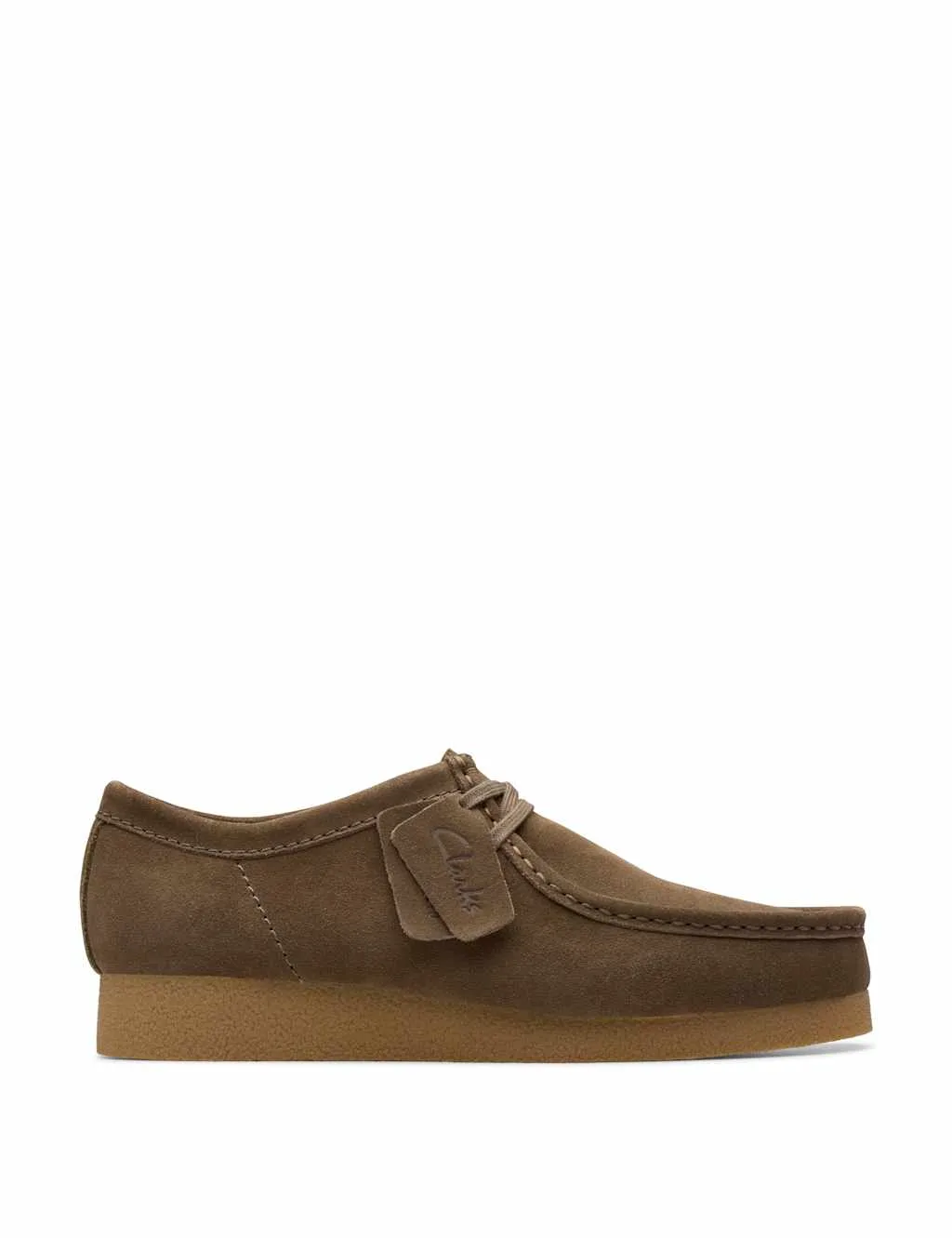 Suede Lace Up Walking Shoes Brown male - Clarks - FashionsVida