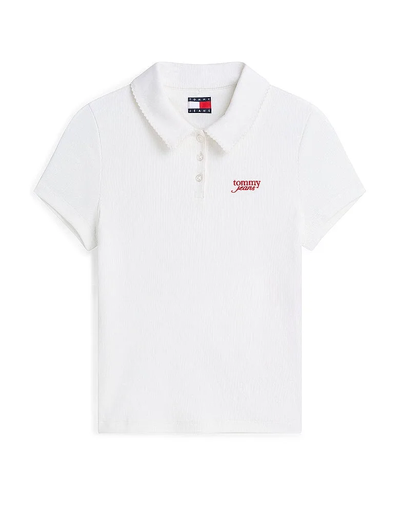 Poloshirt weiss M damen - TOMMY JEANS - FashionsVida
