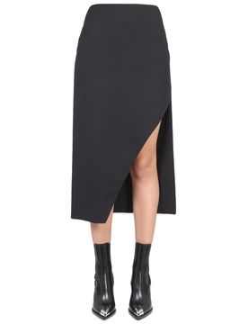 Sophisticated Wool and Mohair Mini Skirt