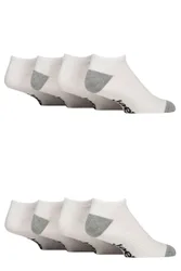 Mens 8 Pair Sport and Leisure Trainer Socks White 6-11 - White - Size: 6-11 Mens